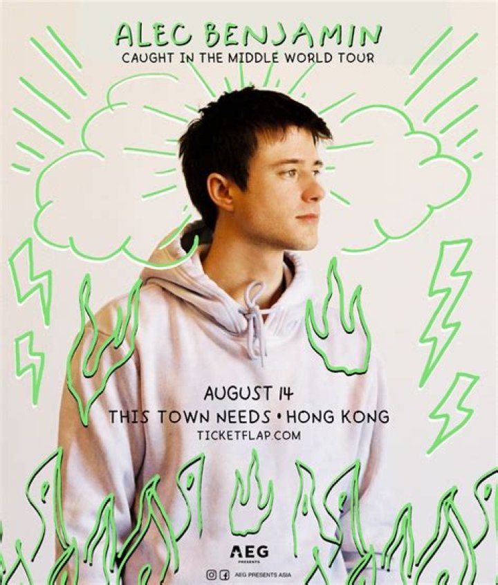 Alec Benjamin announces Caught in the Middle world tour