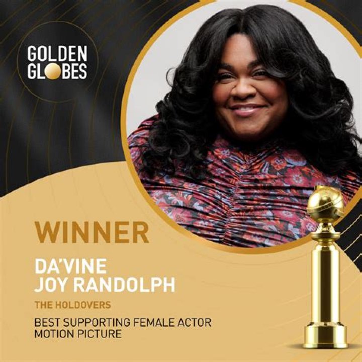 Da'Vine Joy Randolph Clinches Golden Globe for The Holdovers' Role