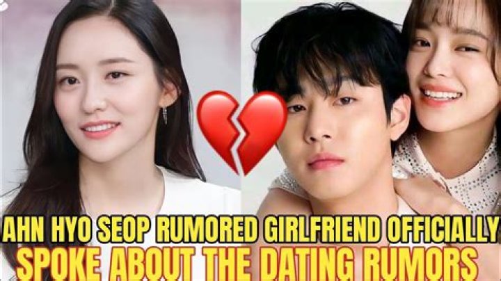 Who is Ahn Hyo-seop Dating – Ahn Hyo-seop's Girlfriend & Exes